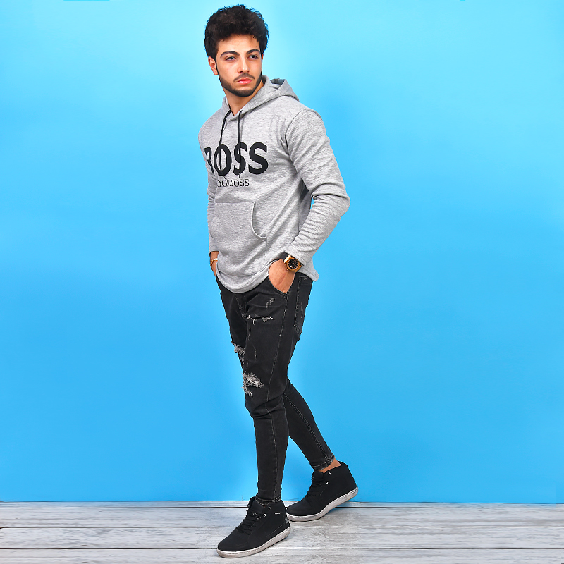 هودی مردانه Boss مدل Adlan
