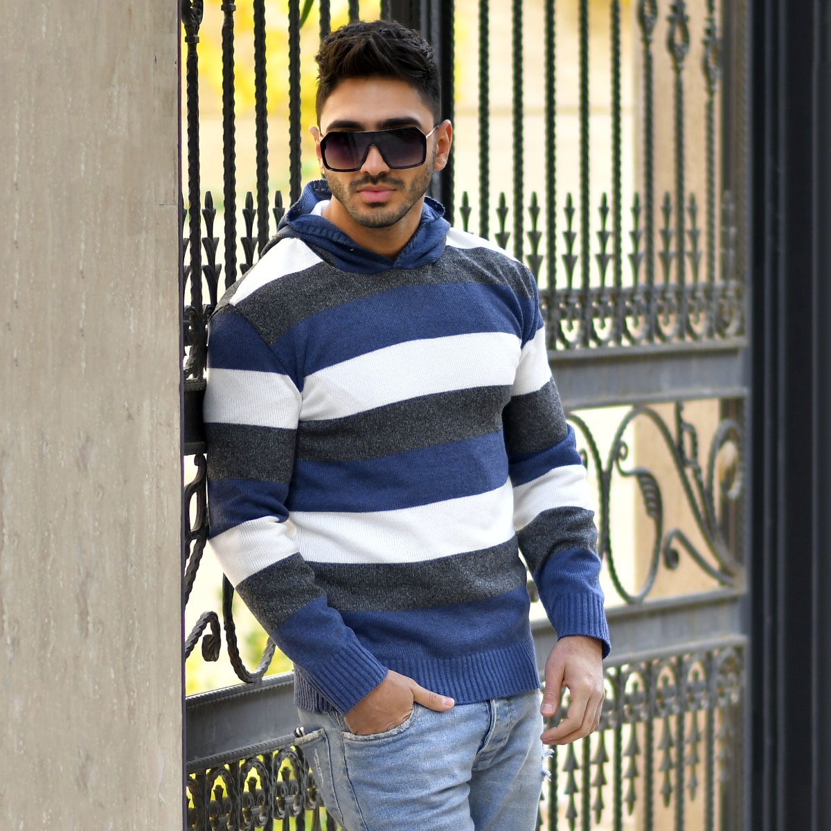 هودی بافت مردانه مدلAhora