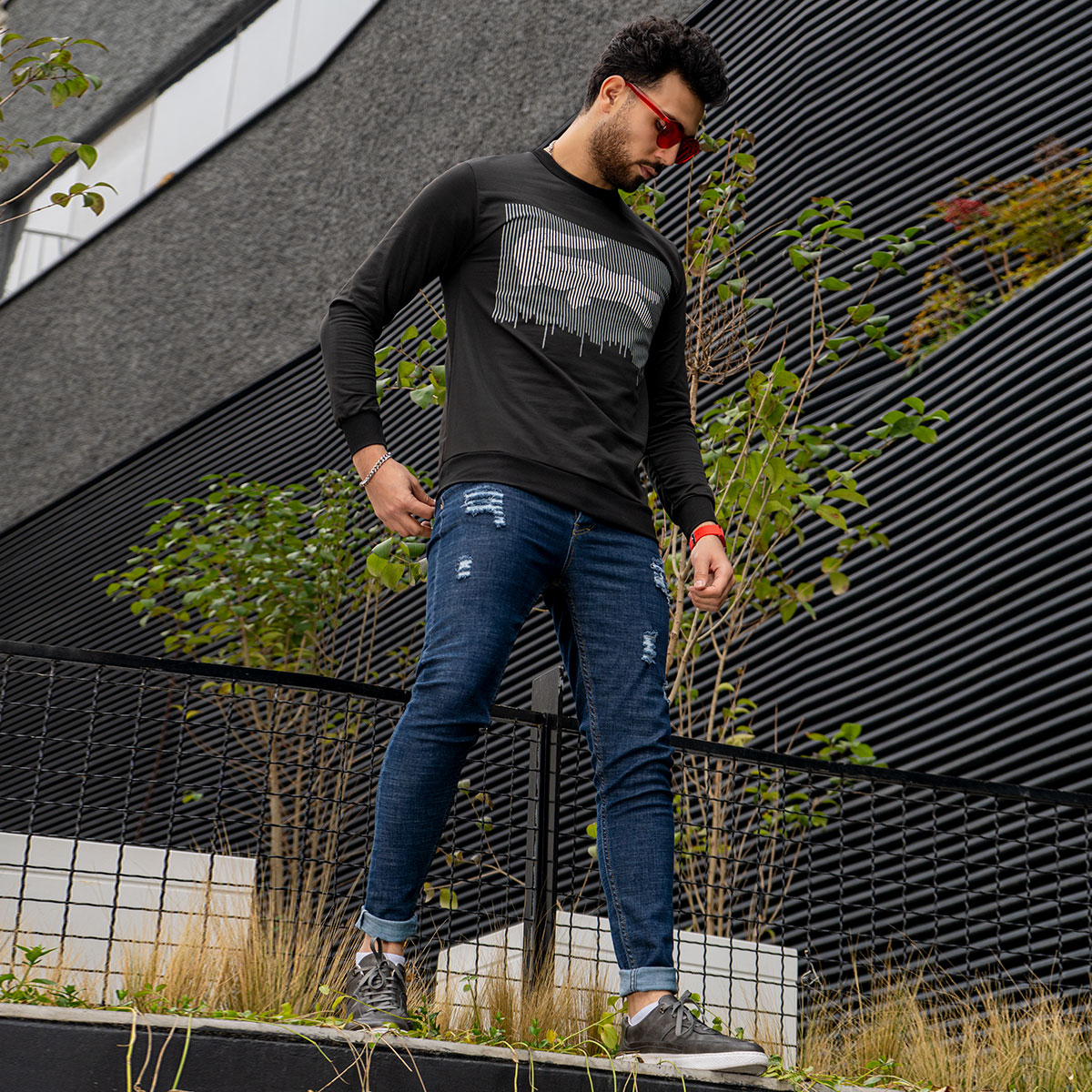 تیشرت آستین بلند مردانه مدل Kavish