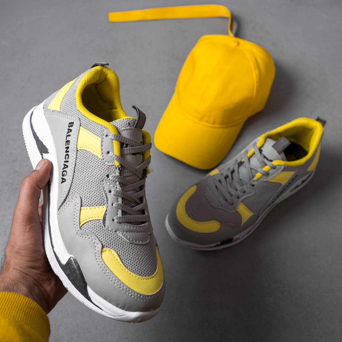 کفش ورزشی طوسی مردانه مدل Aribam