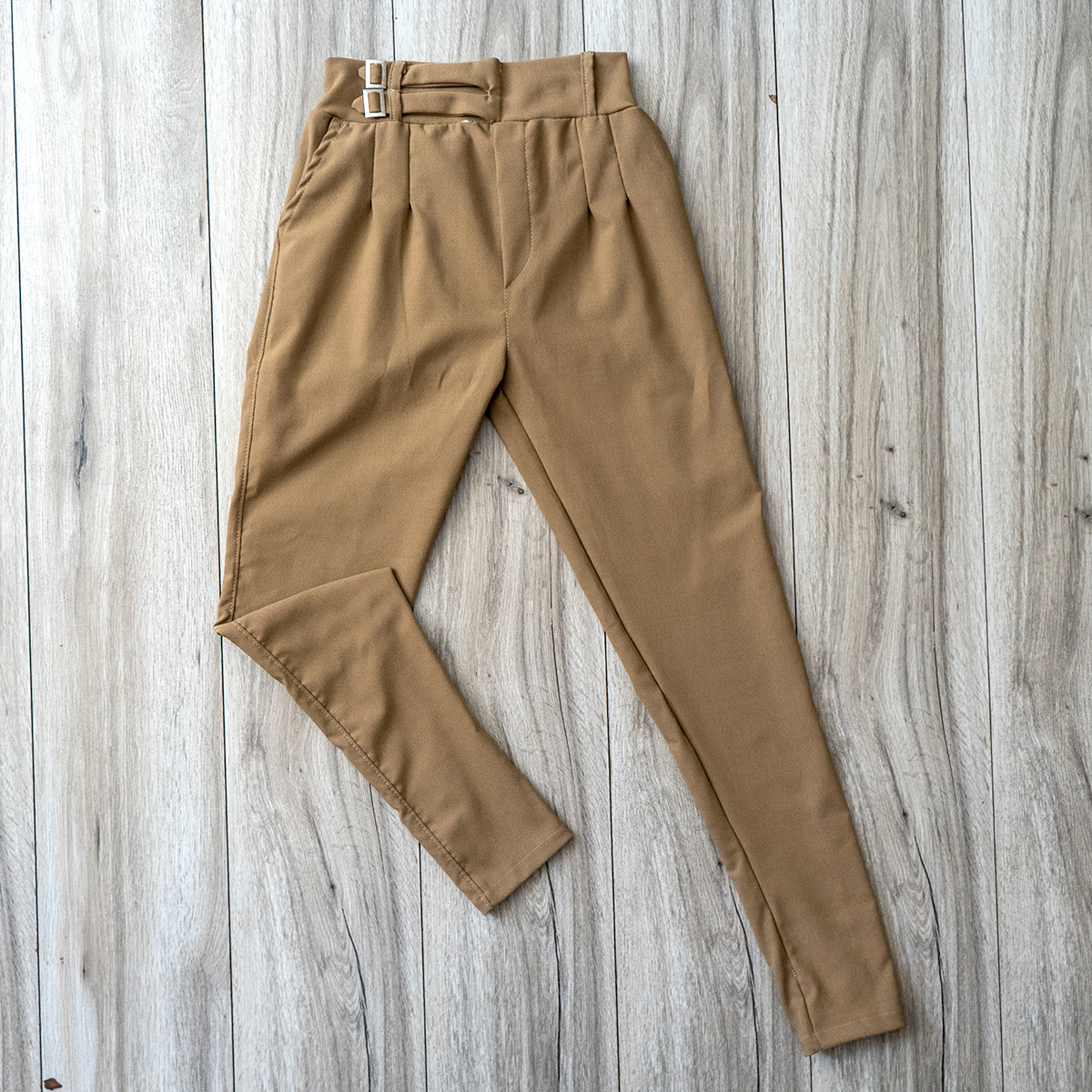 شلوار دوسگک خاکی مردانه مدل Migel