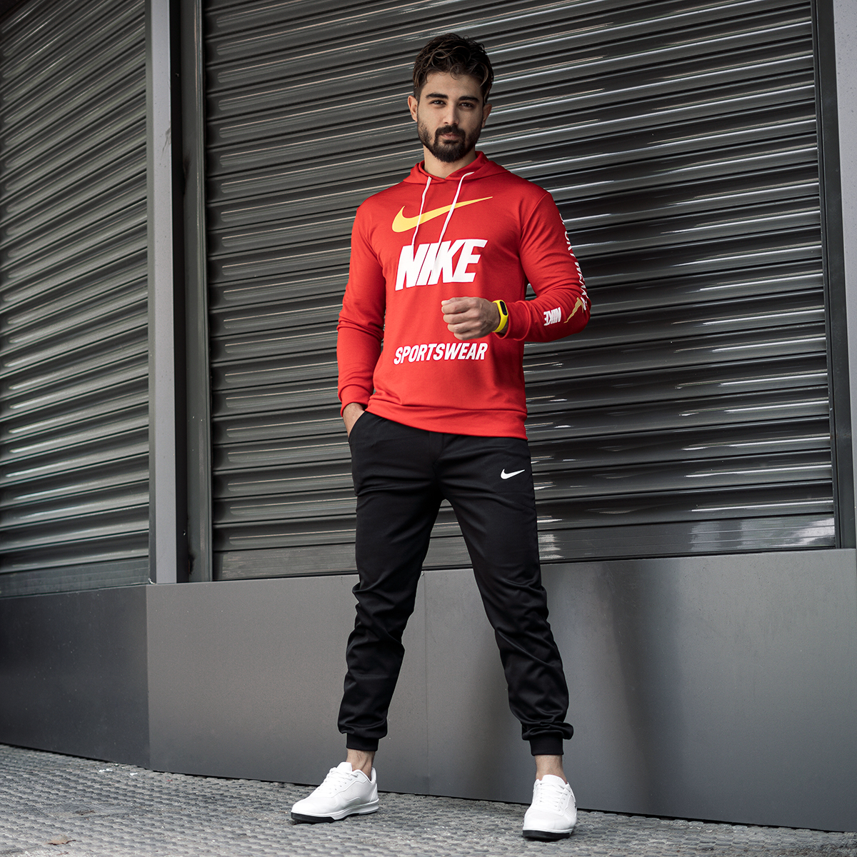 ست هودی شلوار Nike مردانه مدلYavin