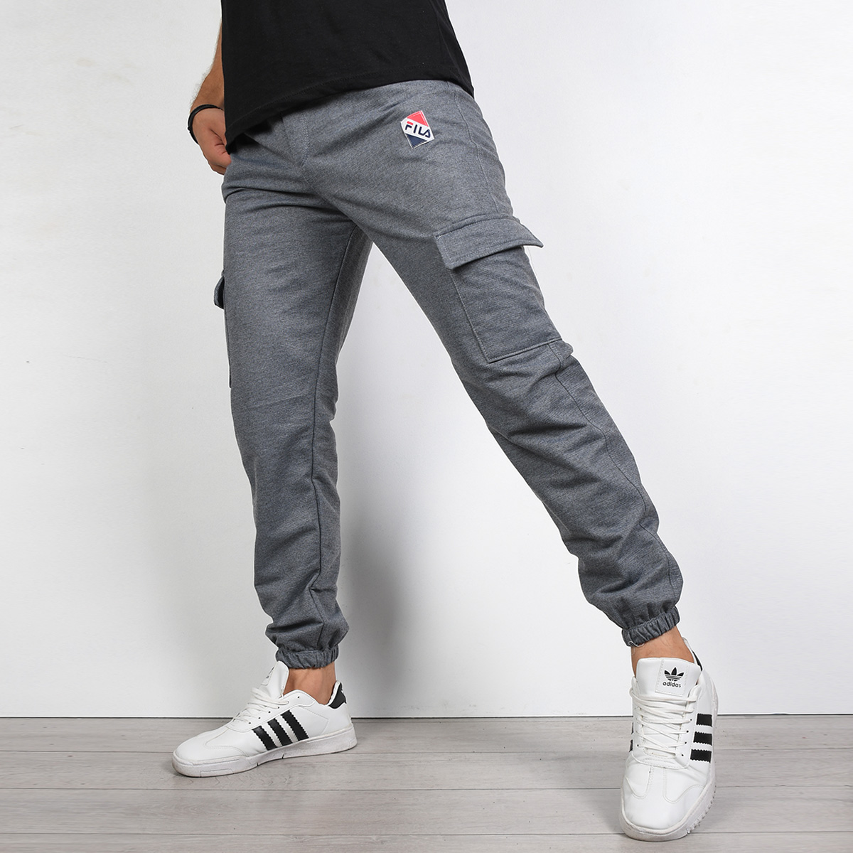 شلوار مردانه طوسی تیره مدل Ramel(T)