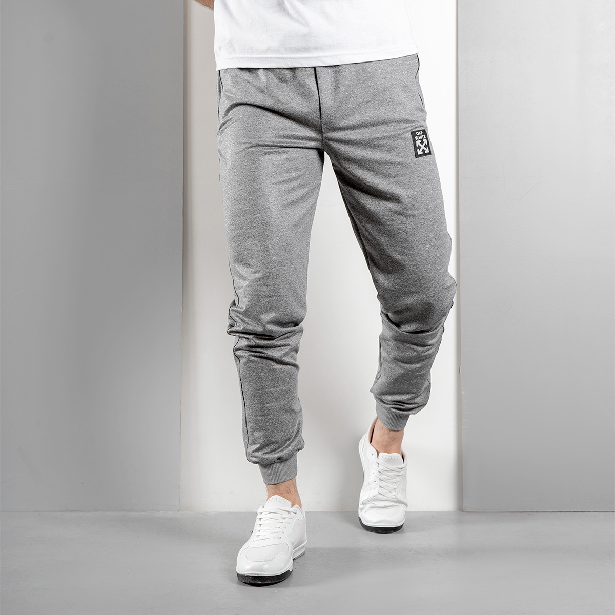 شلوار مردانه طوسی روشن(T) مدلF70