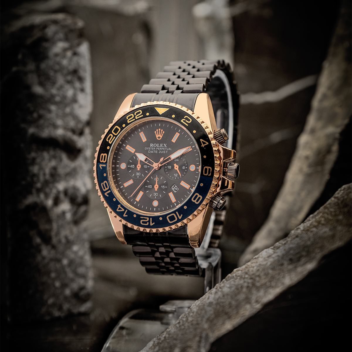 ساعت Rolex مشکی مدل santa