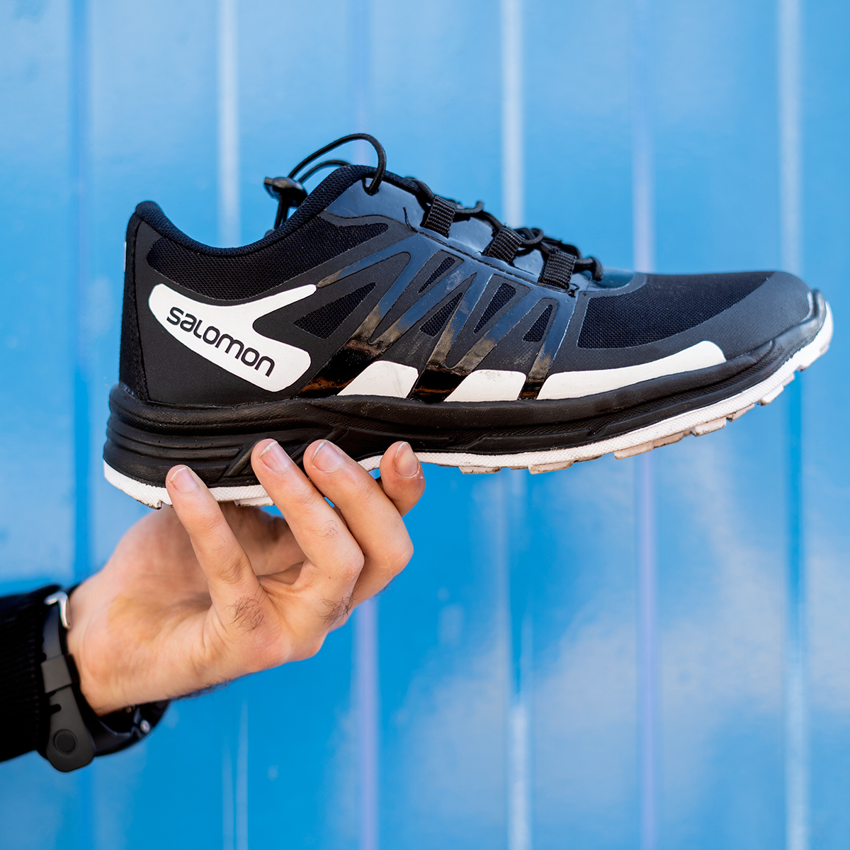 کفش ورزشی مردانه مشکی مدل Shadan