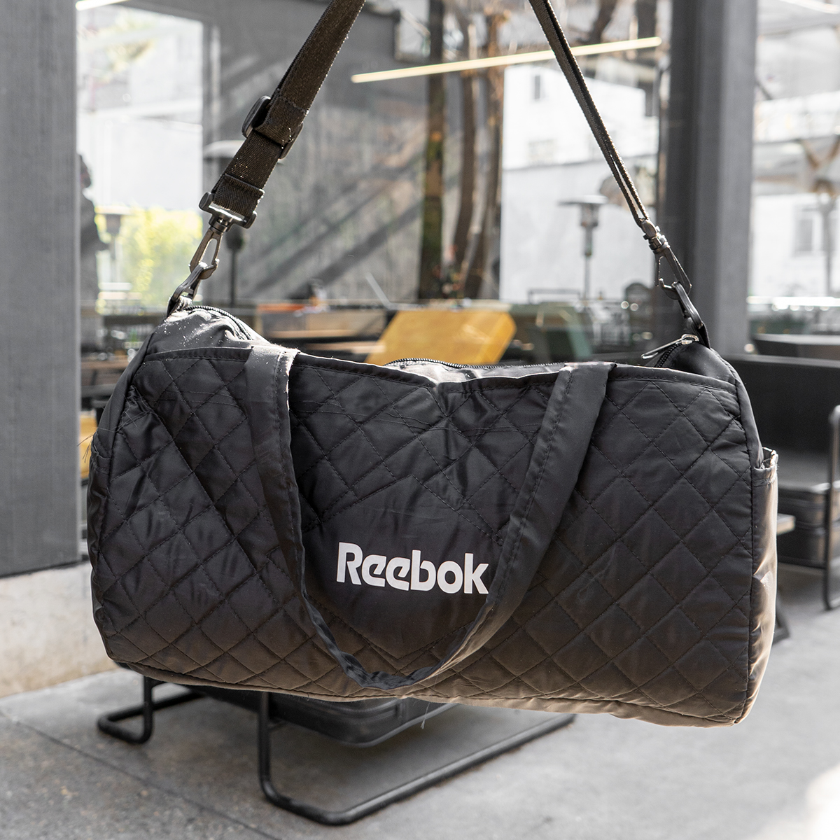 ساک ورزشی ریبوک مشکی مدل Hetra