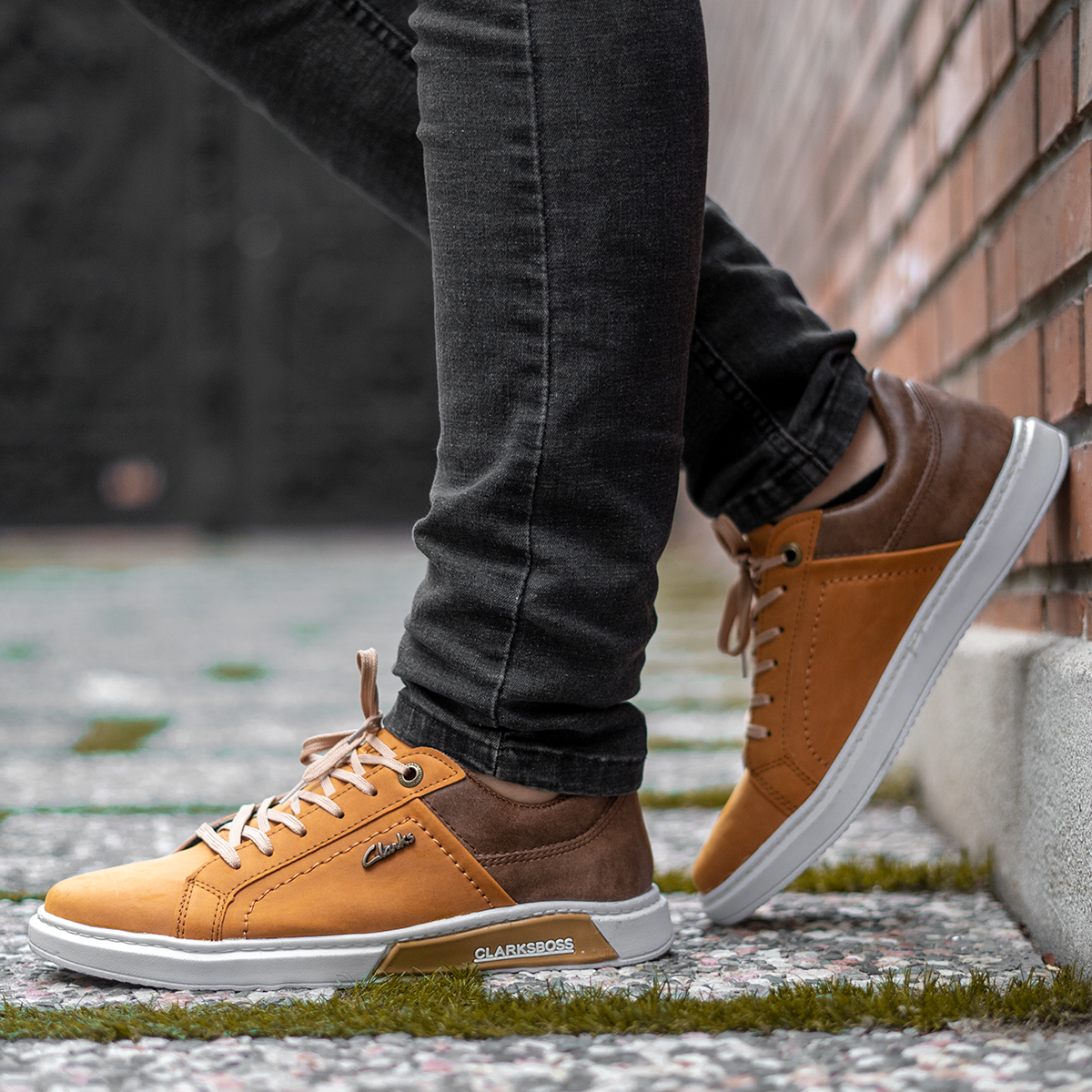 کفش تخت عسلی مردانه مدل Clark