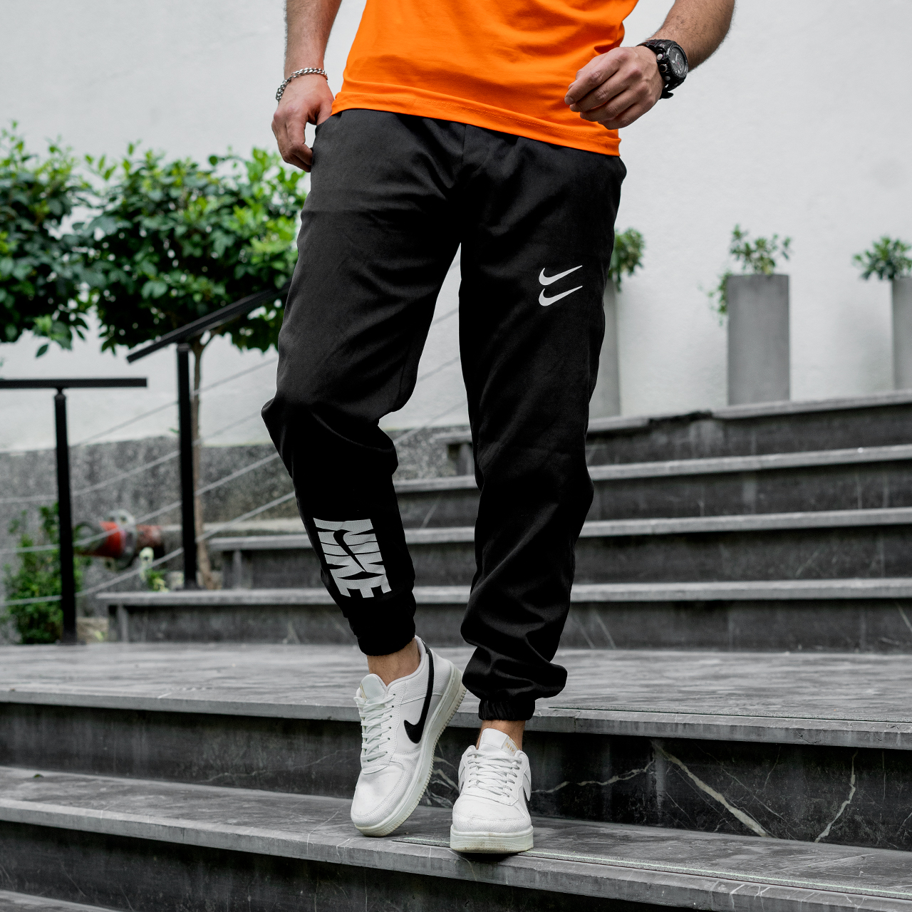 شلوار اسلش Nike مردانه مشکی مدلTava