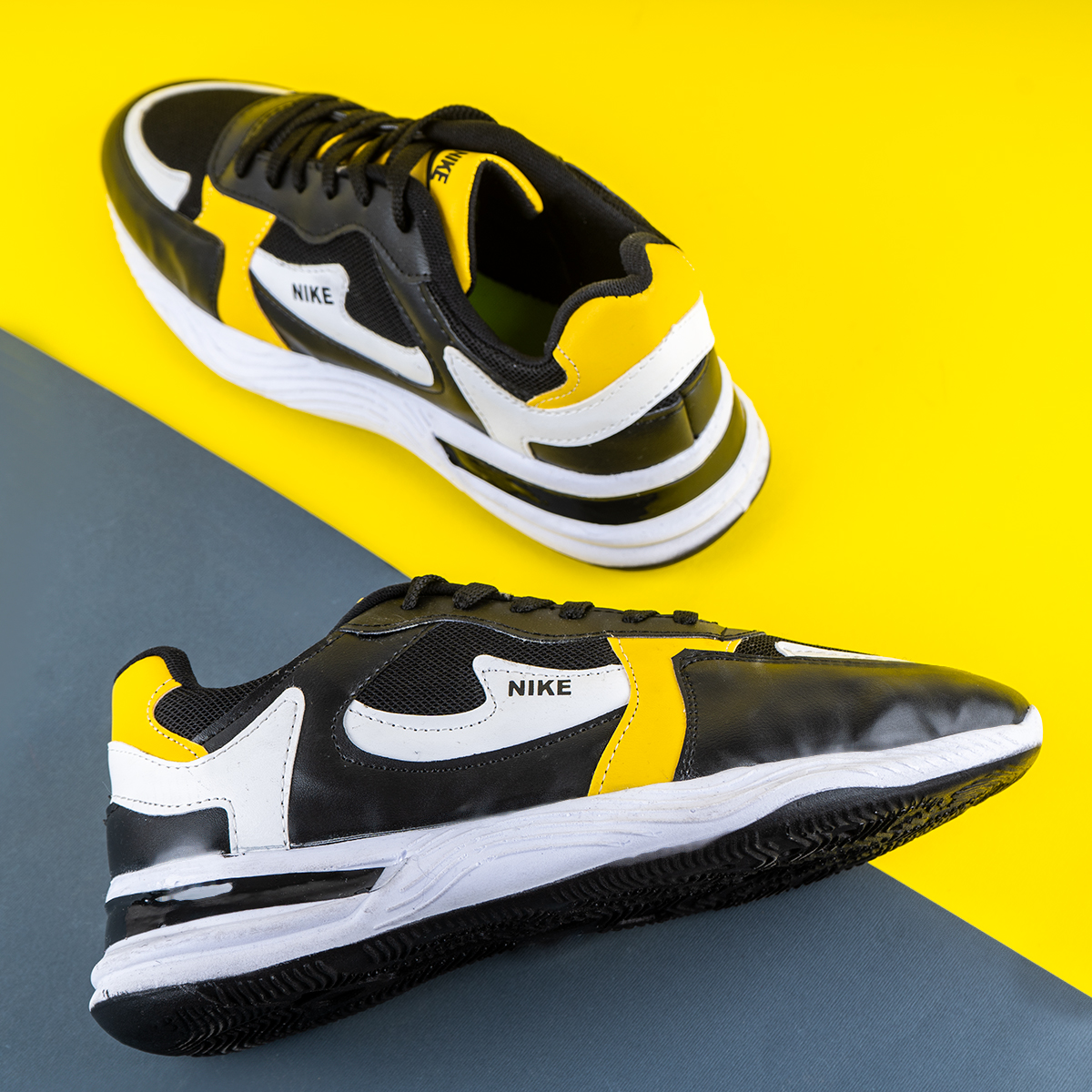کفش ورزشی Nike مردانه مشکی زرد مدلJimi