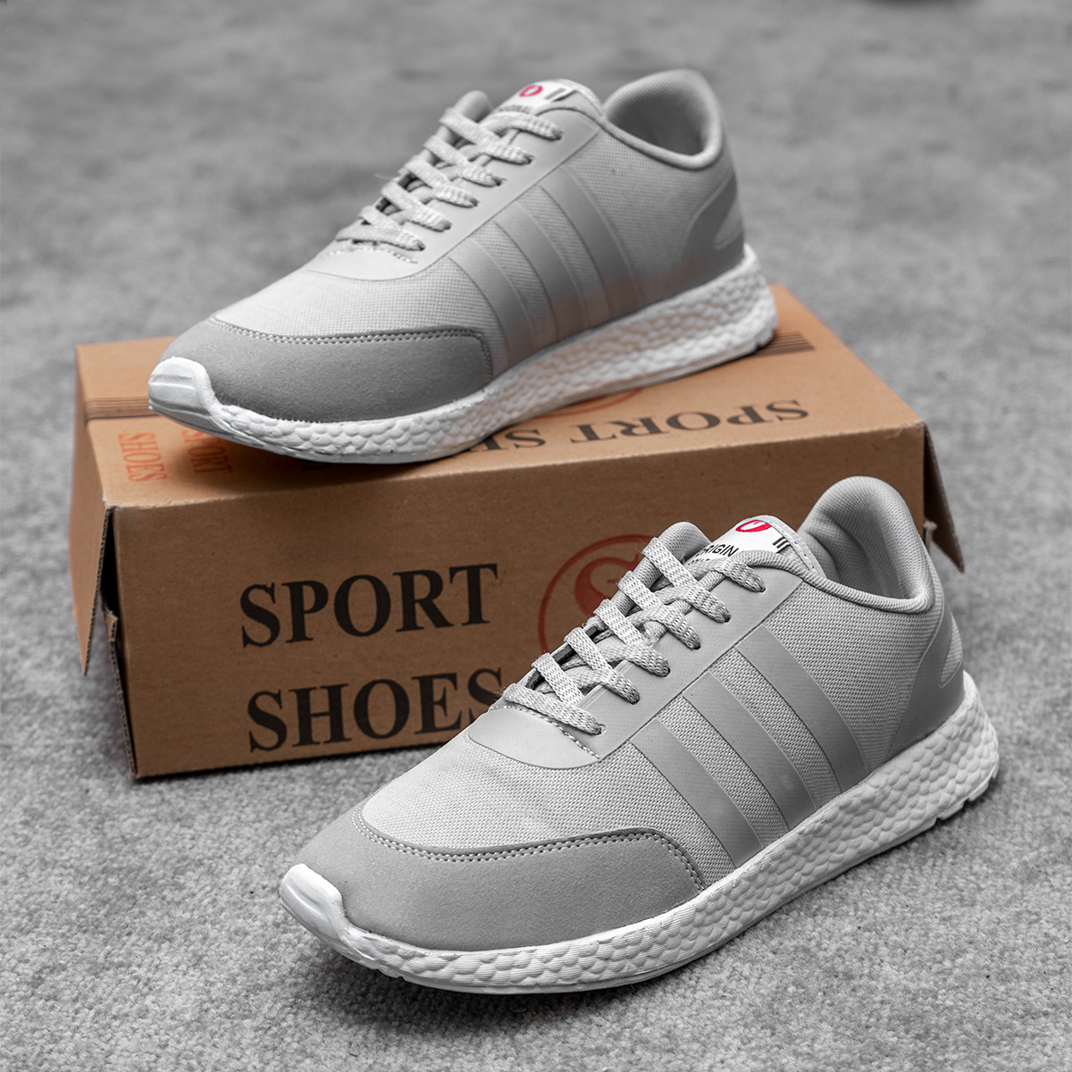 کفش ورزشی آدیداس مردانه طوسی مدل Hami