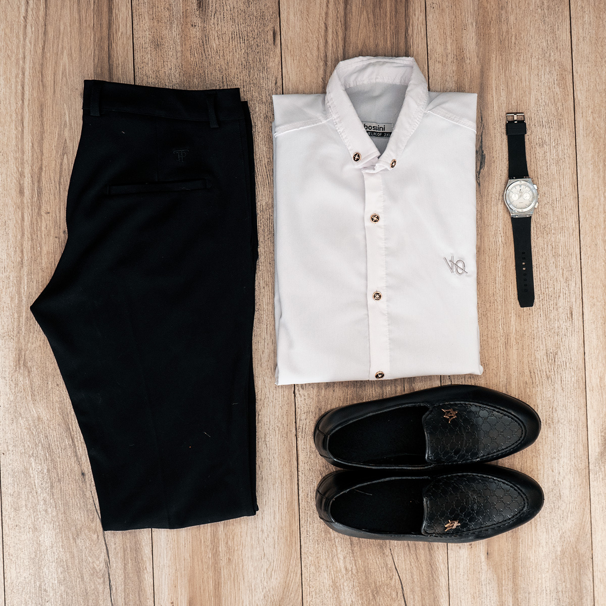 پیراهن مردانه سفید مدل VQ