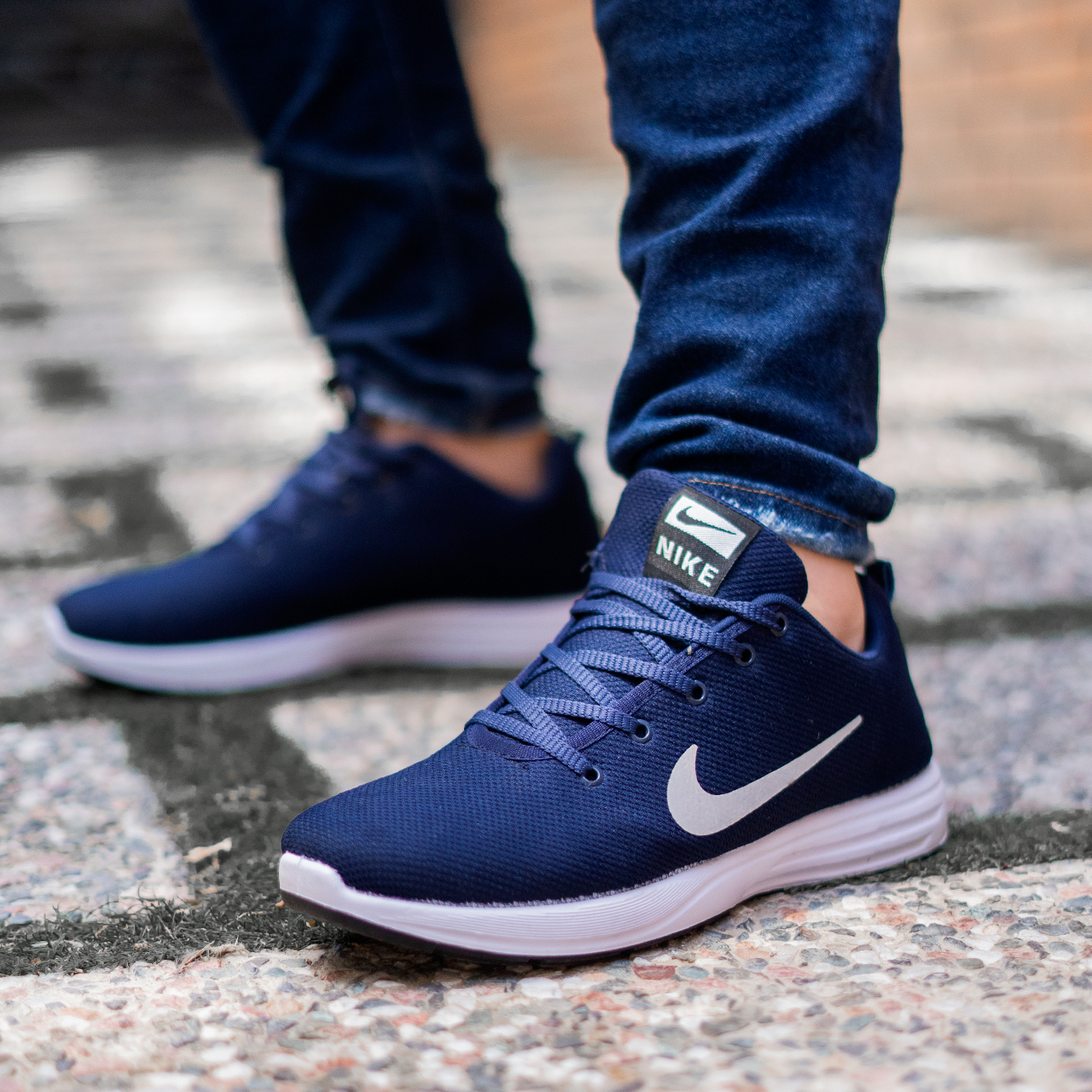 کفش ورزشی مردانه نایک سرمه ای مدلT52