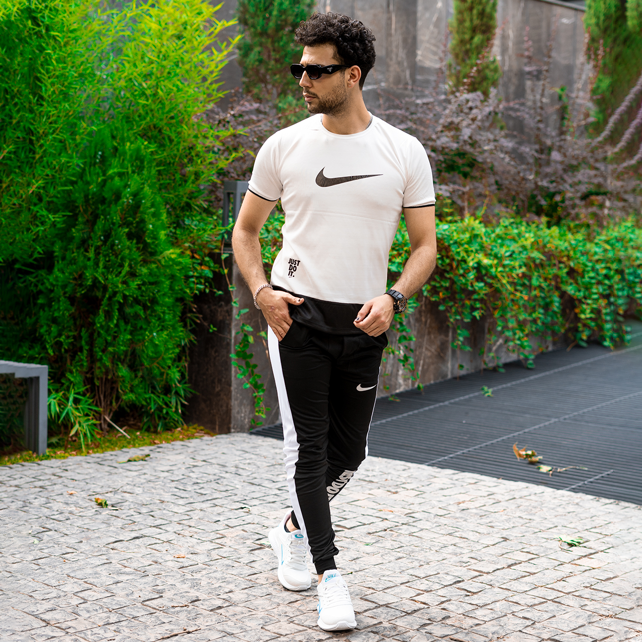 ست تیشرت شلوار نایک مردانه مدل jdi