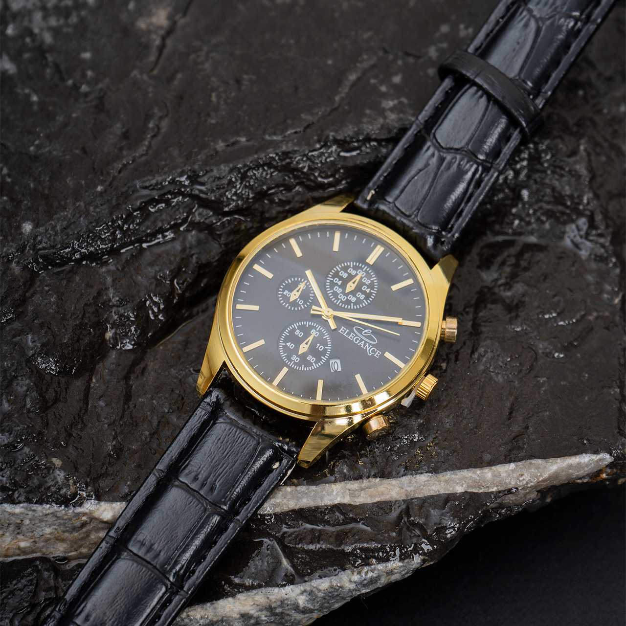 ساعت مچی ELEGANCE مشکی مردانه مدل E93