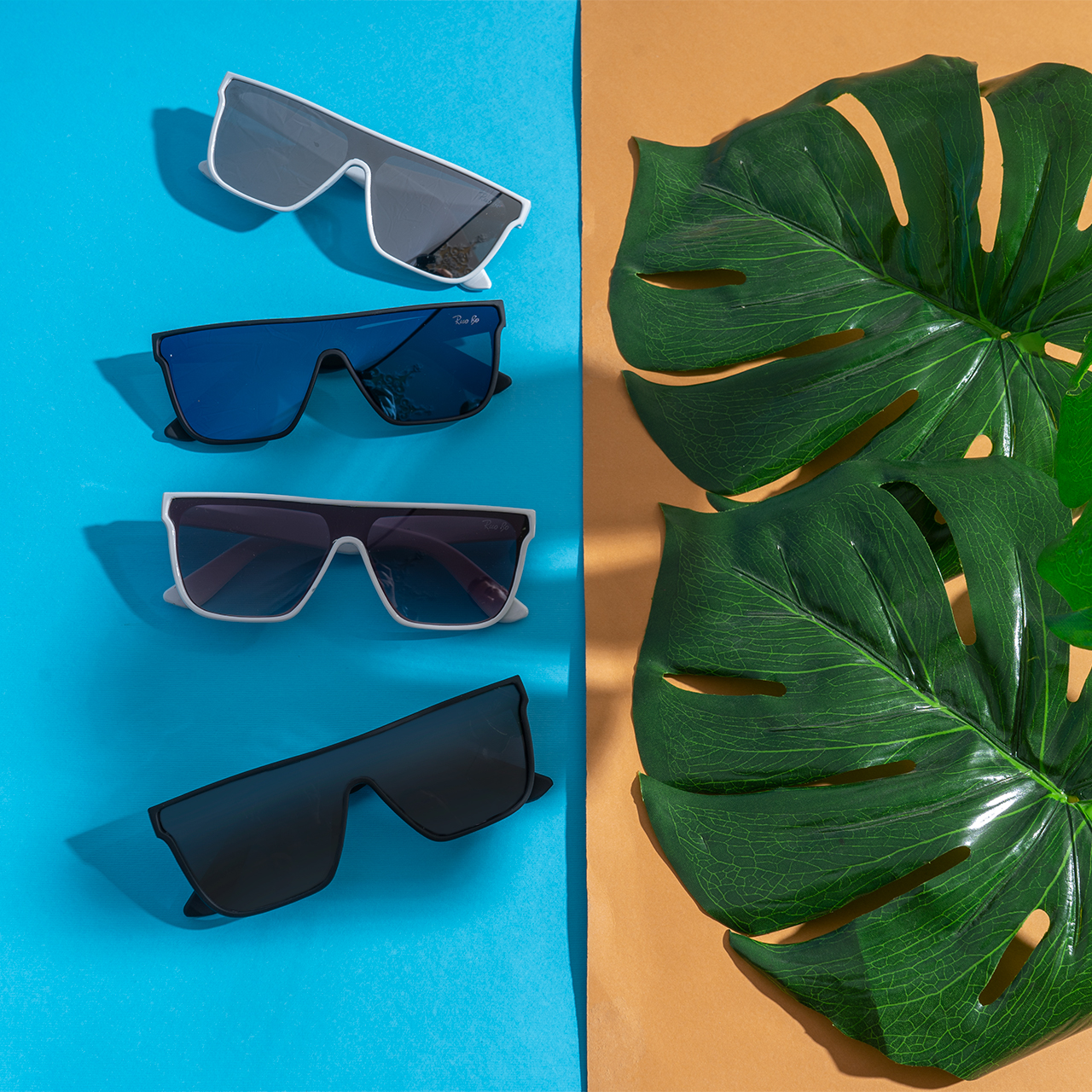 عینک آفتابی سفید مدل B703