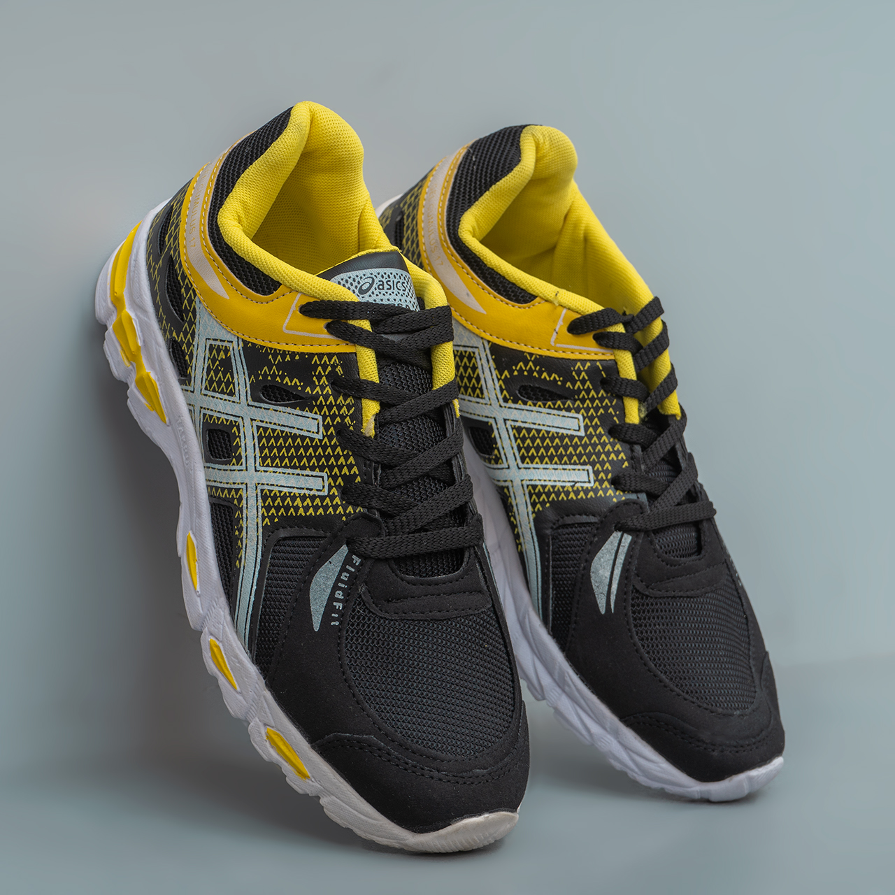 کفش ورزشی مردانه مشکی زرد مدل X247