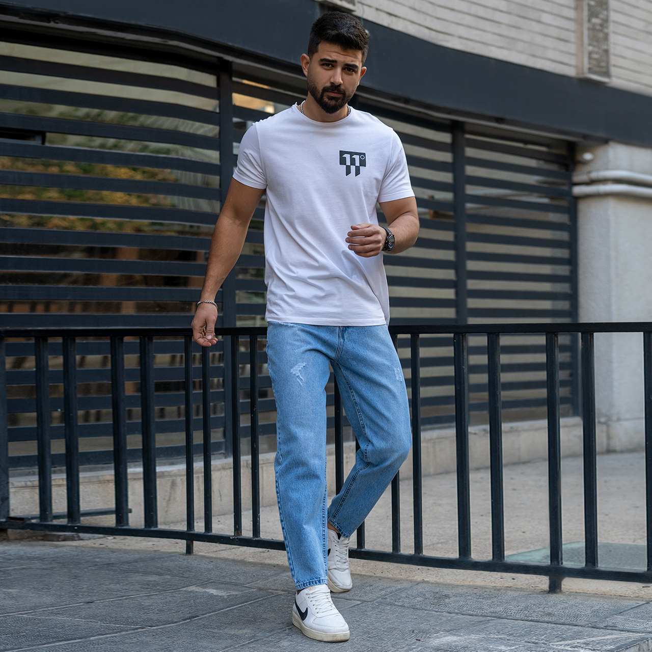 شلوار جین آبی مردانه مدل ABTIN