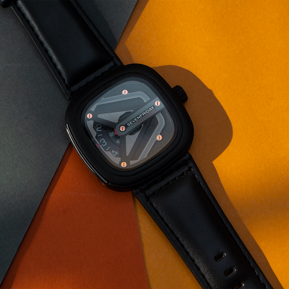 ساعت sevenfriday مشکی مدل Etro