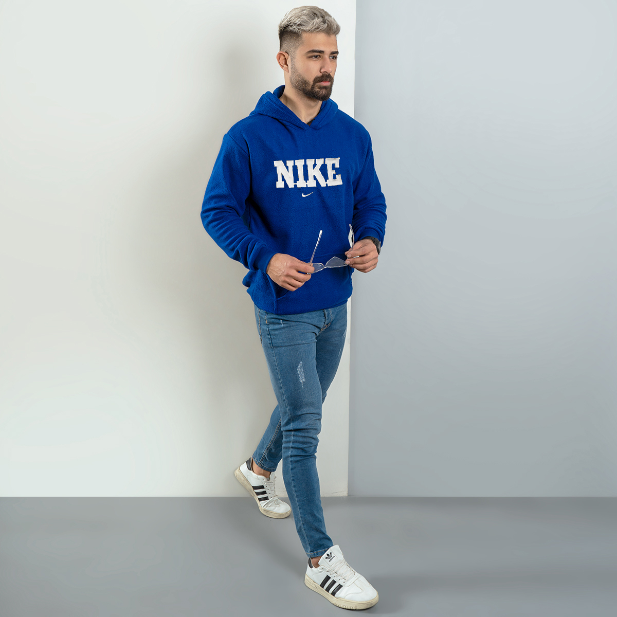 هودی نایک آبی ( سفید) مردانه مدل Rator