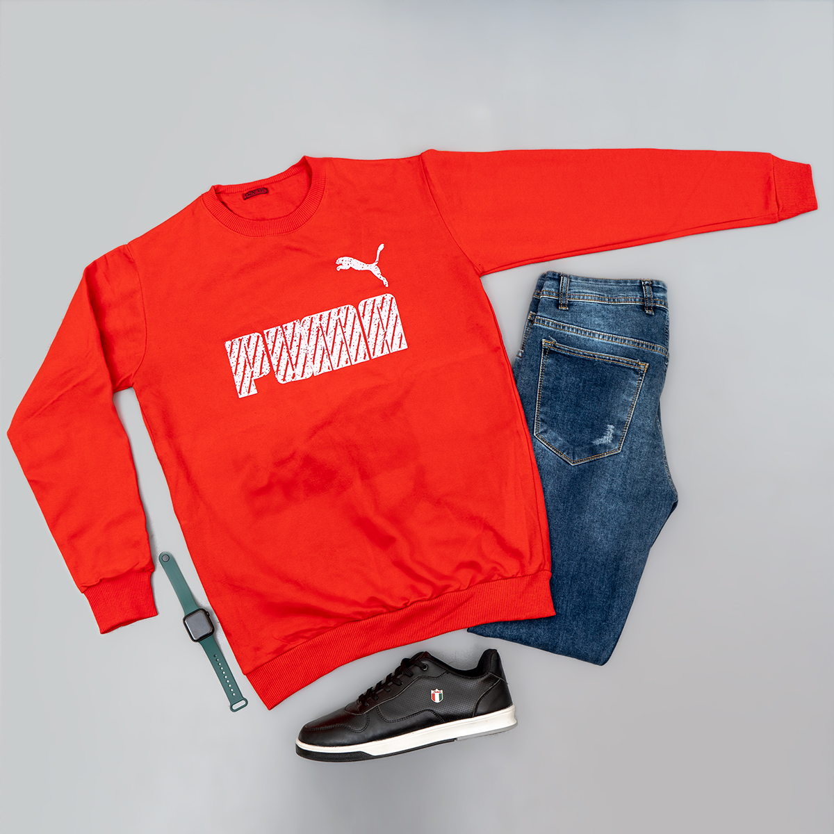 دورس مردانه Puma قرمز مدل varan