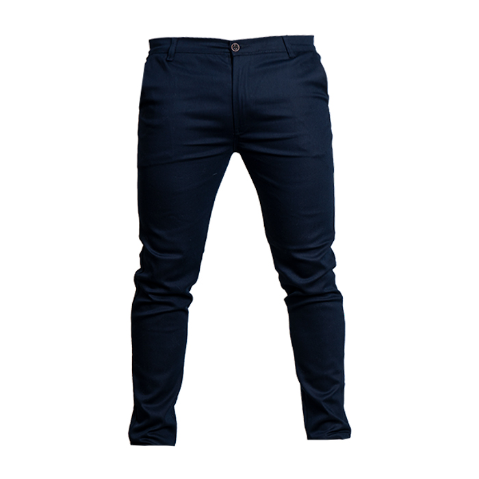 شلوار کتان سرمه ای مردانه مدل Gucci