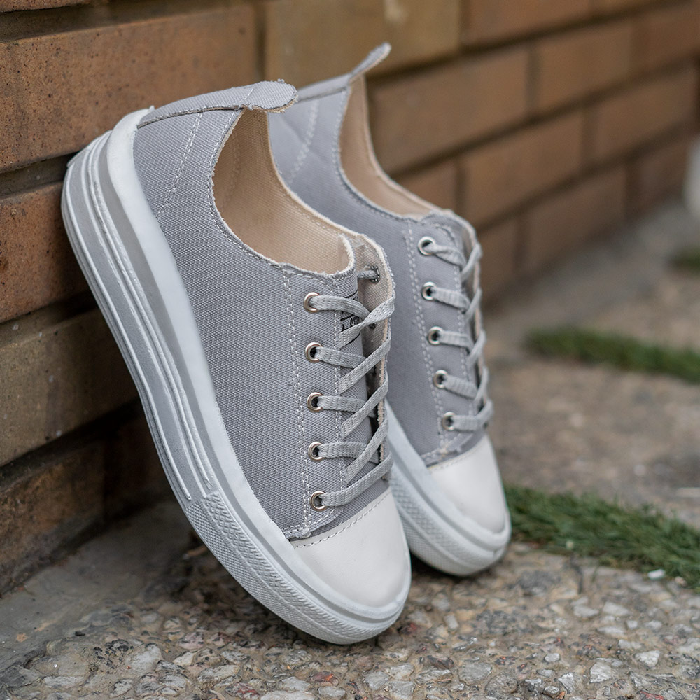 کفش ورزشی طوسی All Star زنانه مدل venus