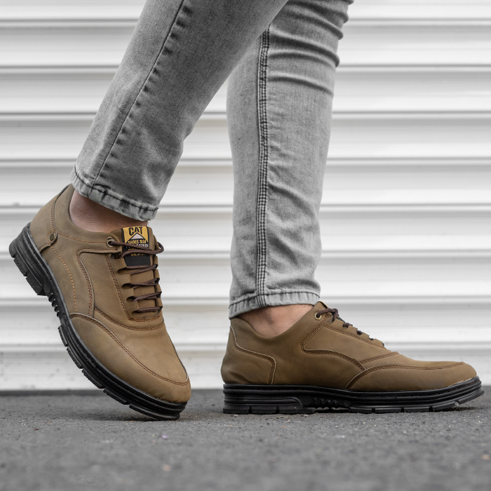 کفش مردانه CAT خاکی مدل Galin