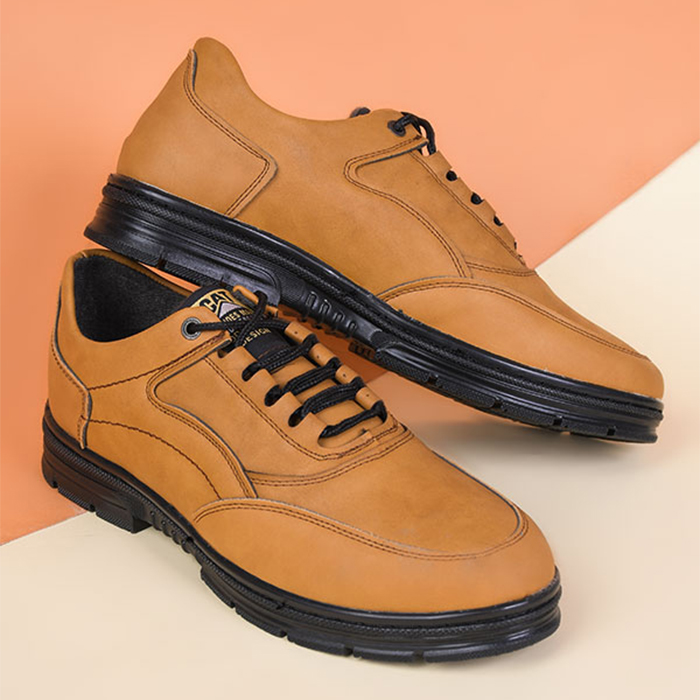 کفش مردانه CAT خردلی مدل Galin