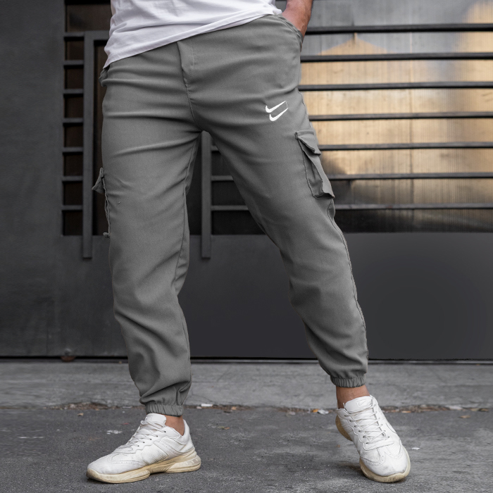 شلوار اسلش دو نایک طوسی مردانه مدل 2Nike