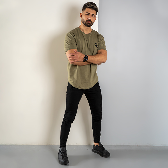 تیشرت مردانه سبزمدل Ck