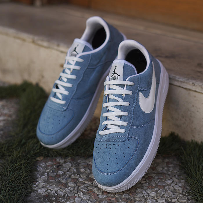 کفش Air Jordan مردانه آبی سفید مدل Raya
