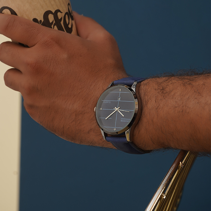 ساعت مچی سرمه ای empower مدل Quartz