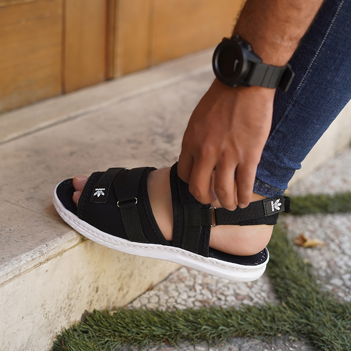 صندل مردانه مشکی مدل Havin