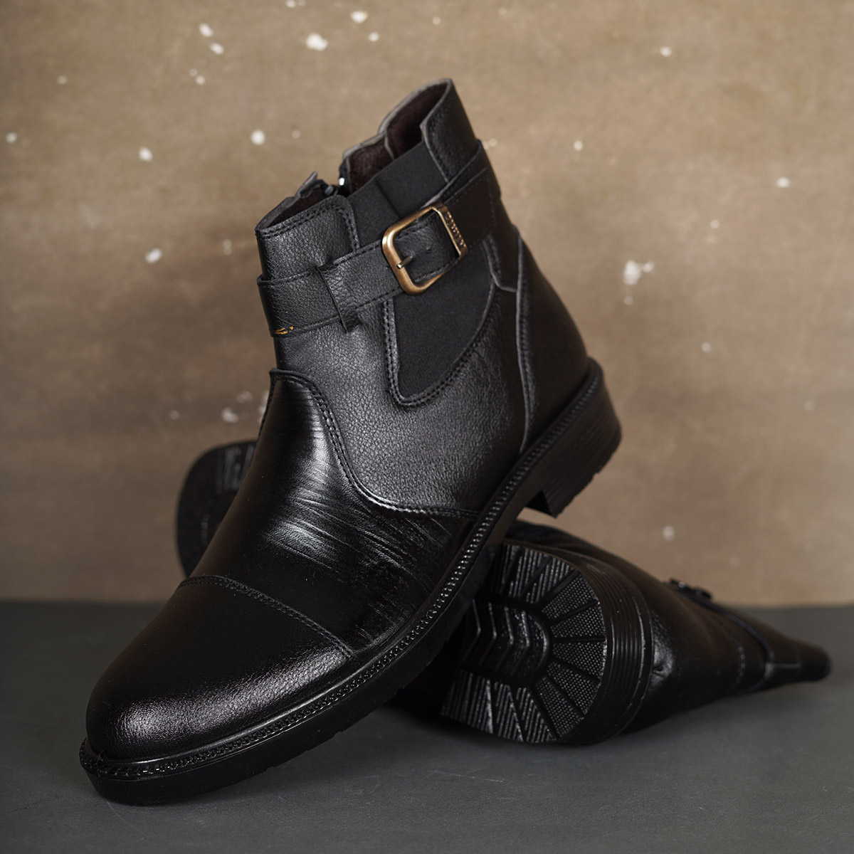 نیم بوت مشکی مردانه مدل Raybod