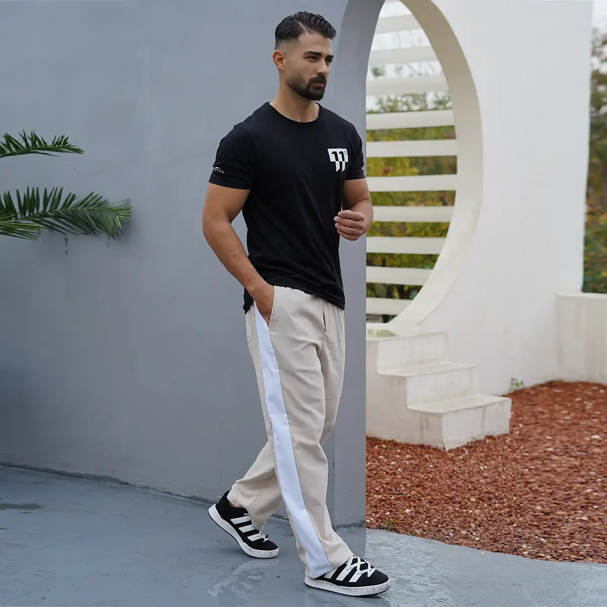 شلوار مردانه کرم مدل Farin