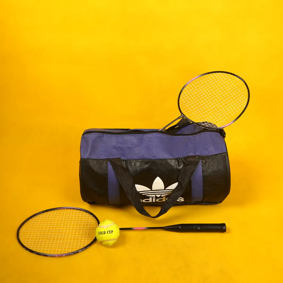 کیف ورزشی آدیداس مشکی آبی مدل Soren