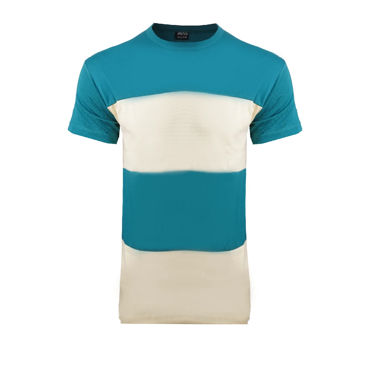 تیشرت مردانه سبز کرم مدل Dayar