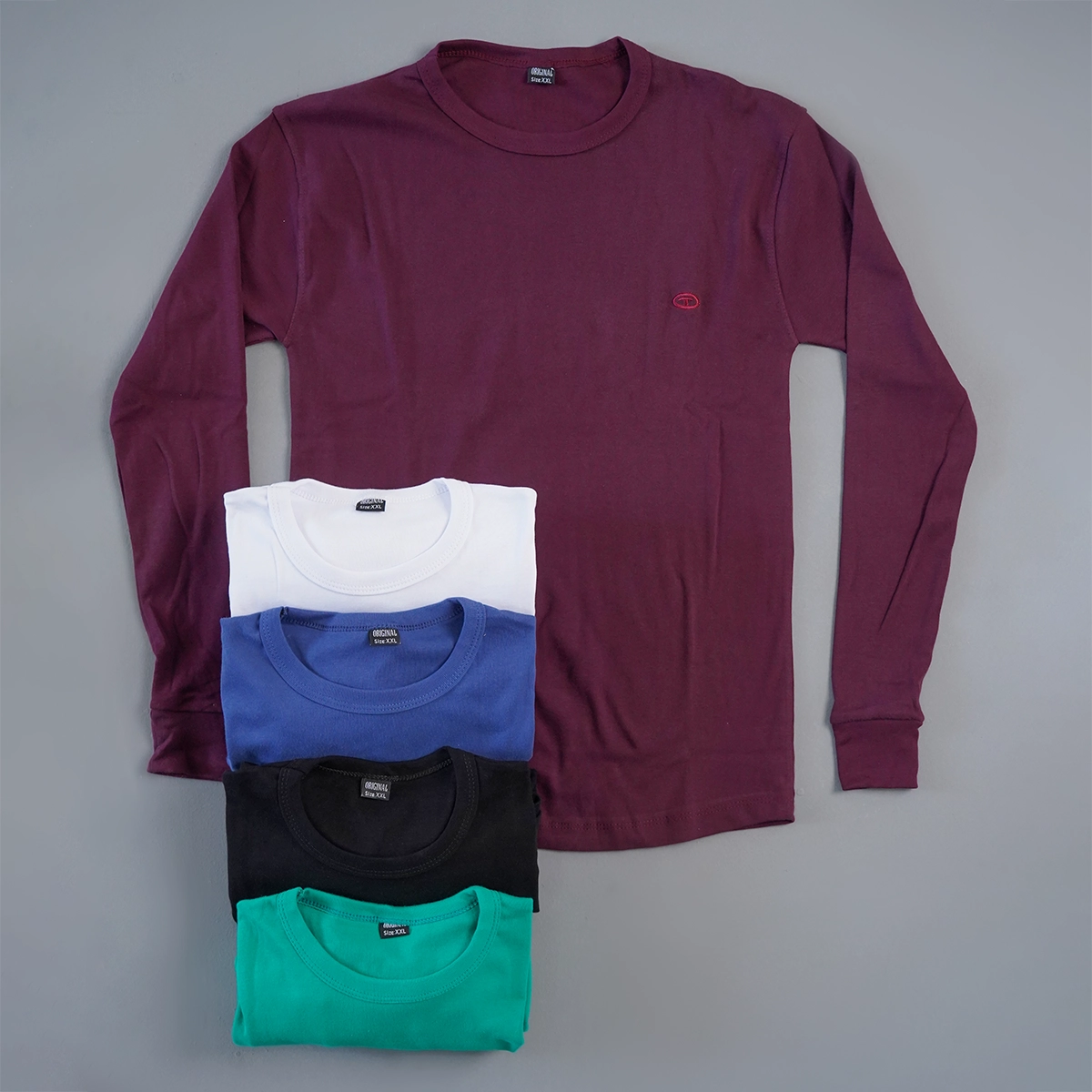 تیشرت مردانه آستین بلند مشکی مدل Tom Tailor