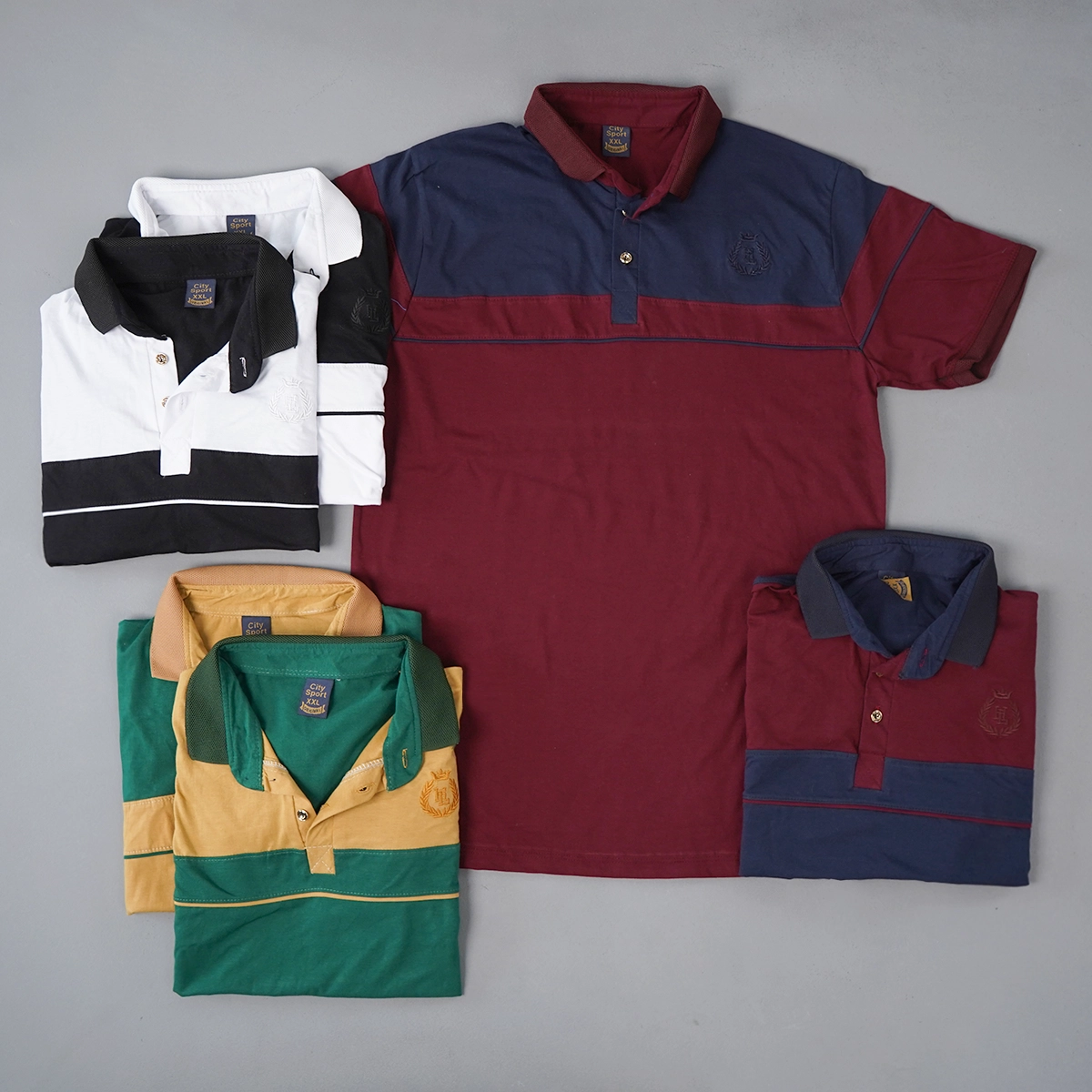 تیشرت مردانه یقه فرنچ مشکی مدل Bahman