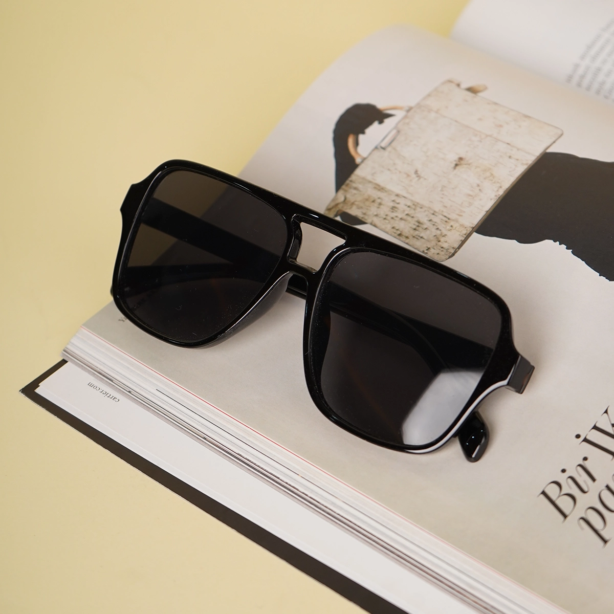 عینک آفتابی مشکی مدل Ervin