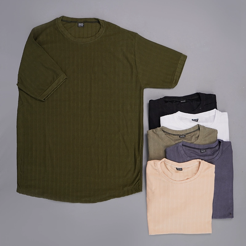 تیشرت طوسی تیره مردانه مدلBehnam