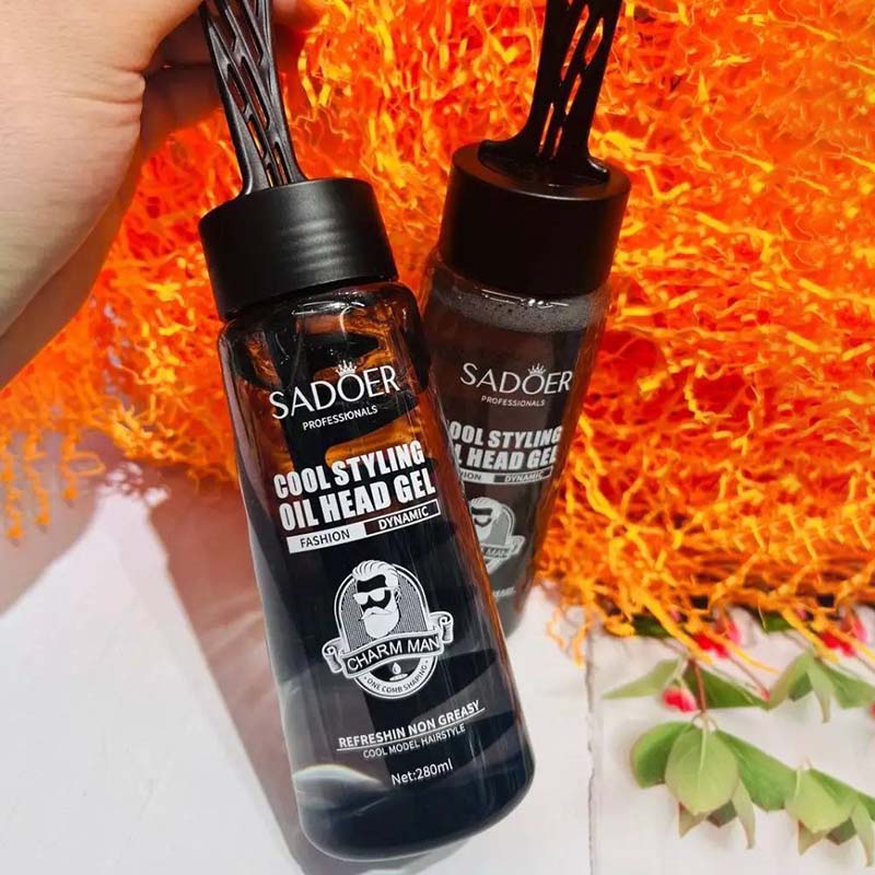 ژل حالت دهنده مو همراه با شانه