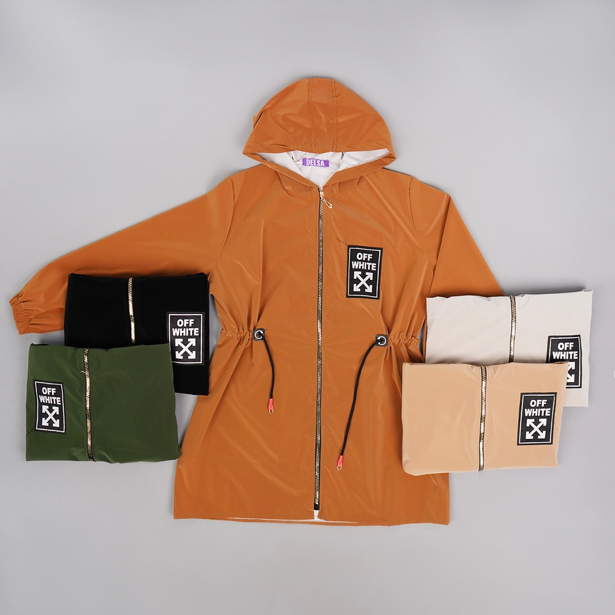 بارونی سلیکونی سفید زنانه مدل Avina