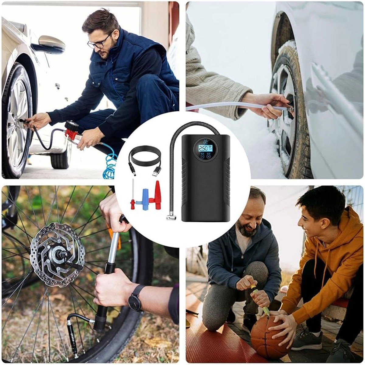 پمپ باد دیجیتال مدل X2