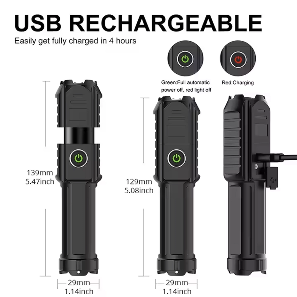 چراغ قوه Long Distance مدل VT-69225