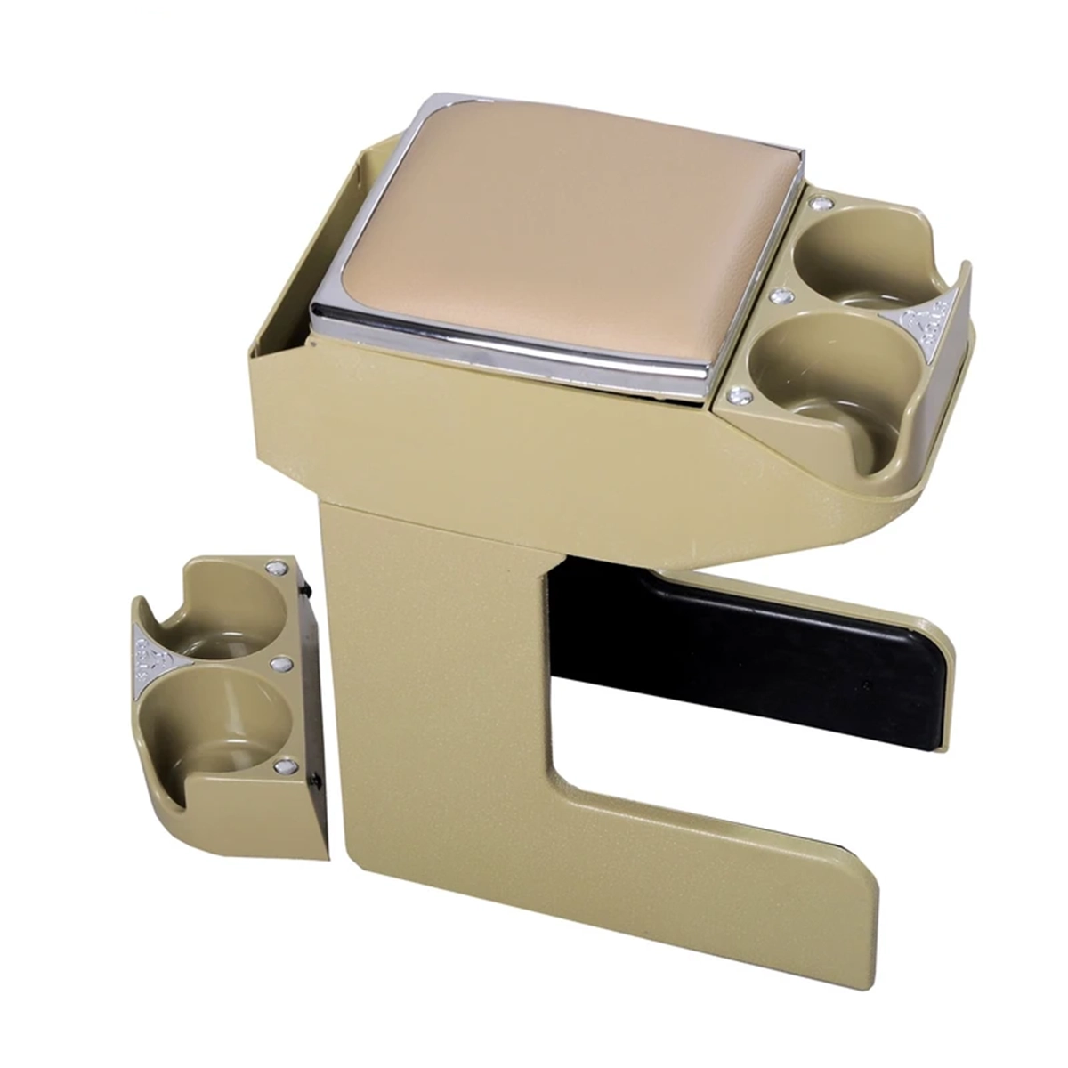 کنسول متحرک خودرو 4 لیوان کرم ( پراید)