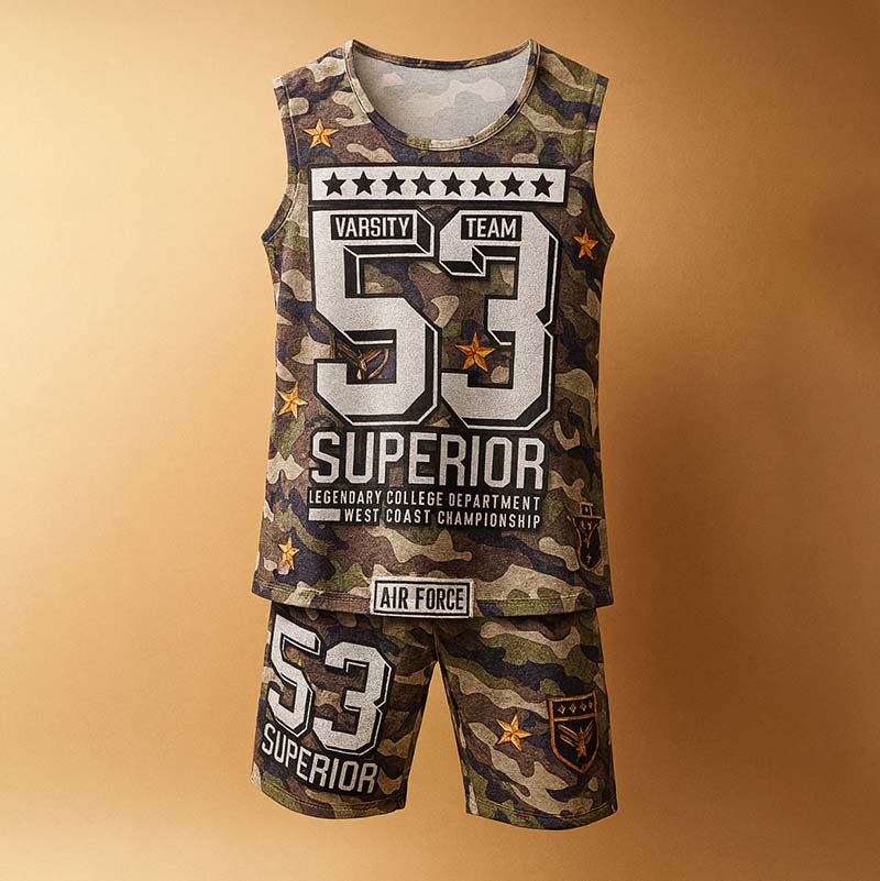 ست رکابی شلوارک مردانه مدل 53