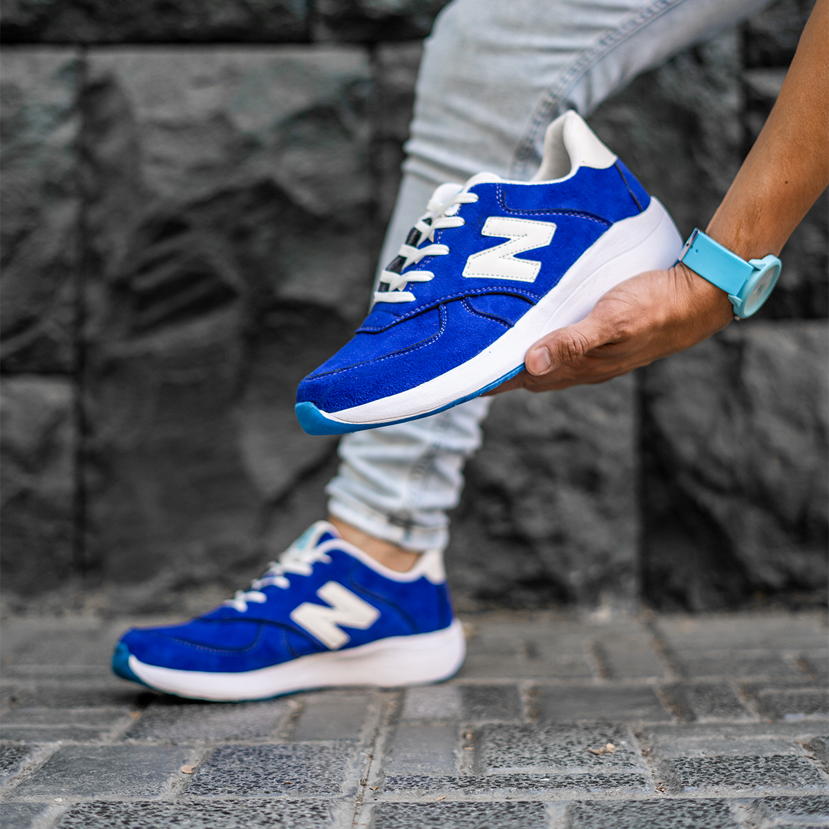 کفش ورزشی New Balance مردانه آبی مدل Gavin