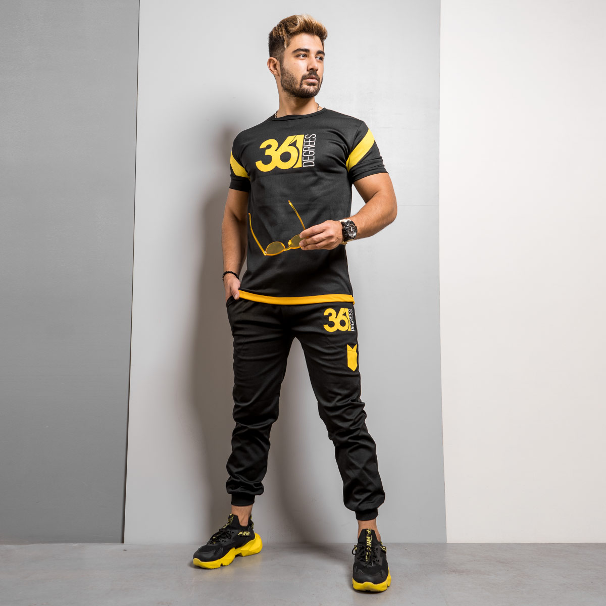 ست تیشرت شلوار 361Degrees مردانه مدل Parma